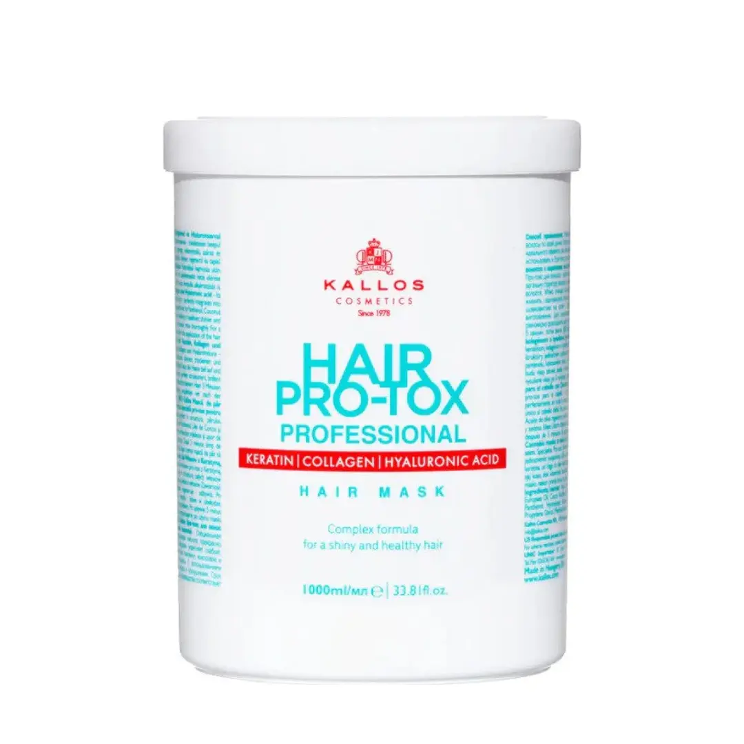 Maska za slabu suhu i lomljivu kosu Kallos Pro-Tox Keratin - 1000 ml