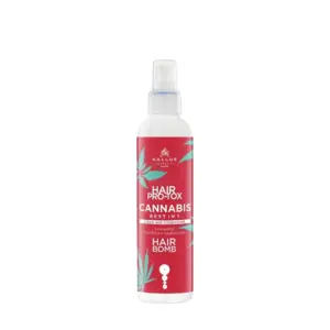 Regenerator u spreju Kallos Leave In Hair Pro-Tox Hair Bomb Cannabis - 200 ml