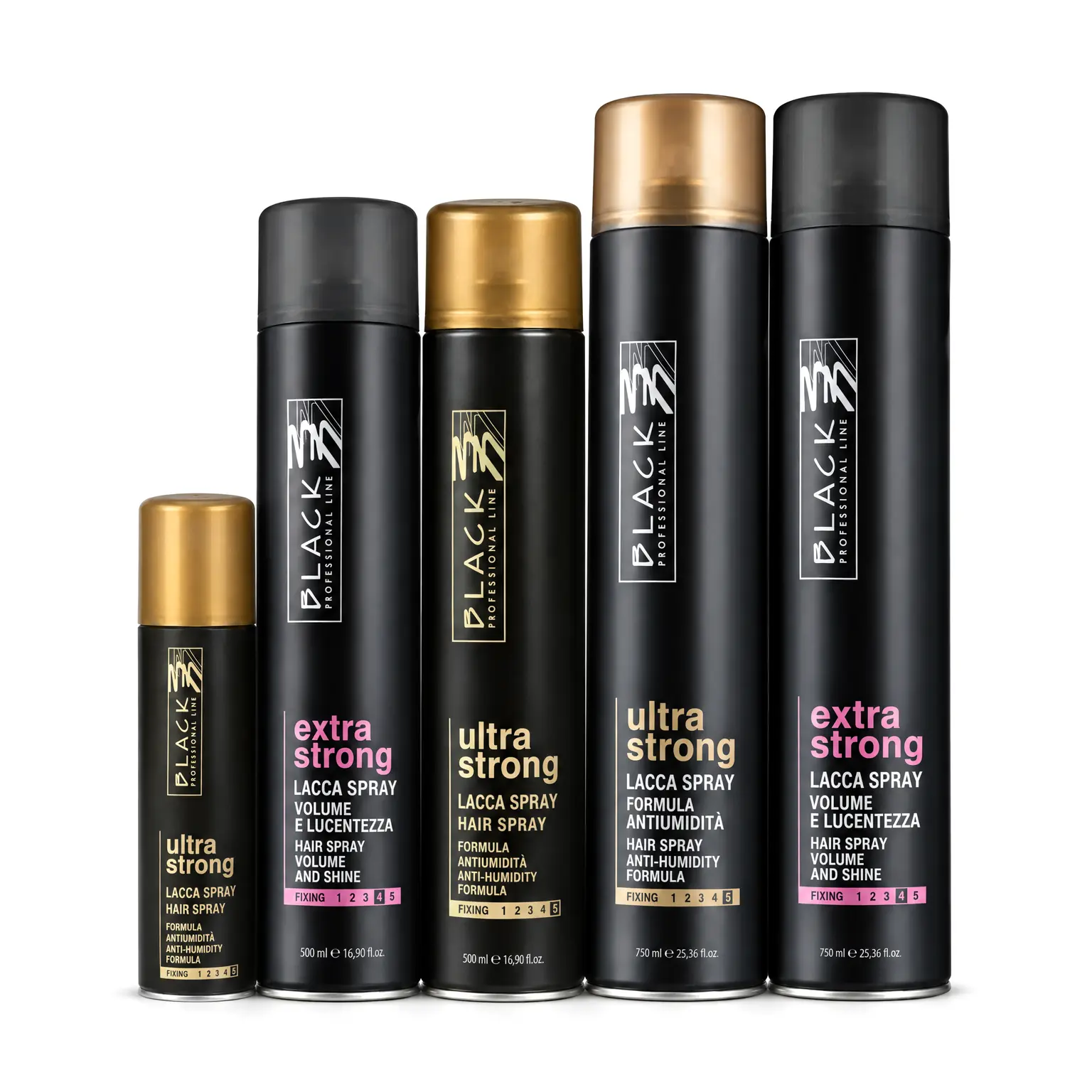 Lak za kosu Black Strong