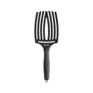 Četka za raščešljavanje Olivia Garden Fingerbrush Nylon Mix - Crna L (X)