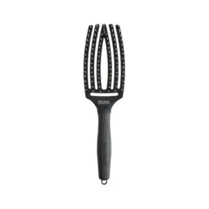 Četka za raščešljavanje Olivia Garden Fingerbrush Nylon Mix - Crna M (X)