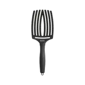 Četka za raščešljavanje Olivia Garden FingerBrush Boar&Nylon - Black Large