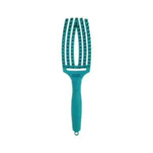 Četka za raščešljavanje Olivia Garden Fingerbrush Nylon Mix - Blue Lagoon