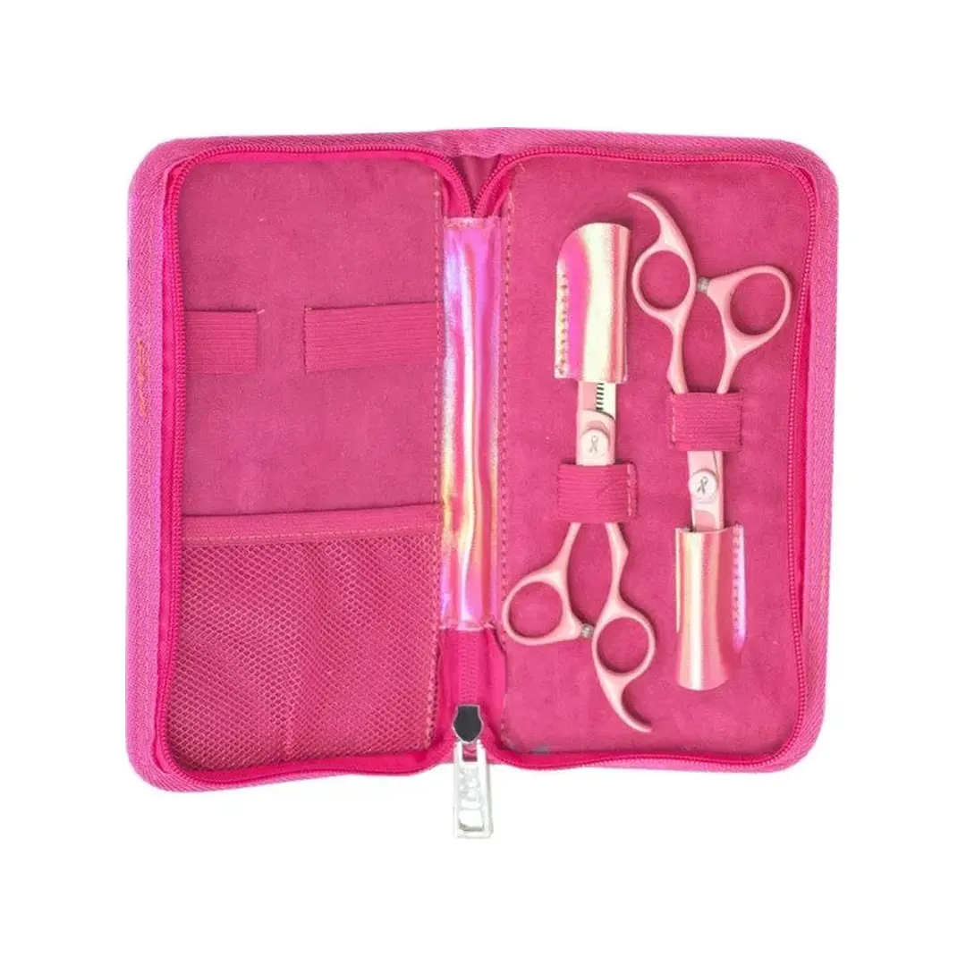 Makaze za šišanje Olivia Garden Silkcut Set - Share The Pink 2025