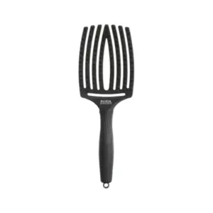 Četka za raščešljavanje Olivia Garden FingerBrush Boar&Nylon - Full Black Large