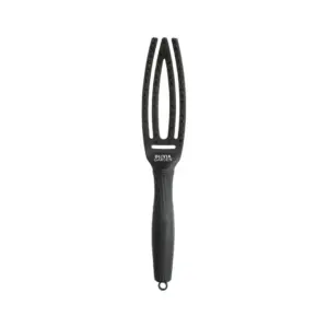 Četka za raščešljavanje Olivia Garden FingerBrush Boar&Nylon - Full Black Small