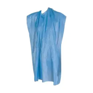 Ogrtač jednokratni Pvc Roial 90 x 115 cm Plavi - 30 kom