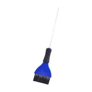 Kist za bojenje kose Wanda s metalnom iglicom Široki 6 cm - Plavi (X)