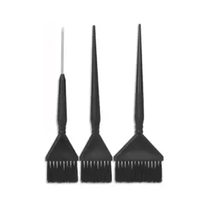 Kist za bojenje kose Wanda Crni - set 3 kom (X)