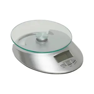 Vaga digitalna Wanda okrugla max 5000 g - Silver (Outlet)