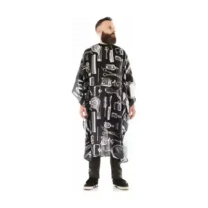 Ogrtač za šišanje Xanitalia The Barber New York - Nitne (X)