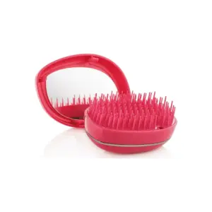 Četka za raščešljavanje Xanitalia Tangle Mirror s ogledalom - Roza (Outlet)
