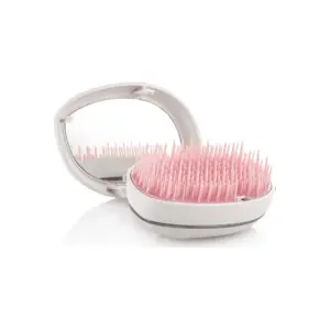 Četka za raščešljavanje Xanitalia Tangle Mirror s ogledalom - Bijela (Outlet)
